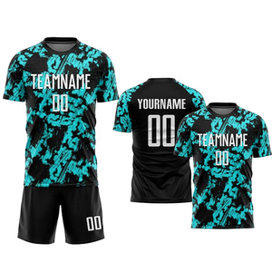 Maillots de football France 100% polyester durables personnalisés de meilleure taille uniformes d'entraînement de football légers à impression par sublimation - Product Image 6