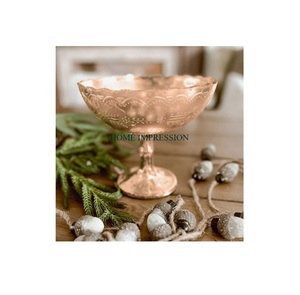 Cuenco de chocolate hecho en cobre con diseño en relieve, cuenco dulce árabe terminado, superventas, nuevo cuenco de chocolate, suministros para la India - Product Image 1