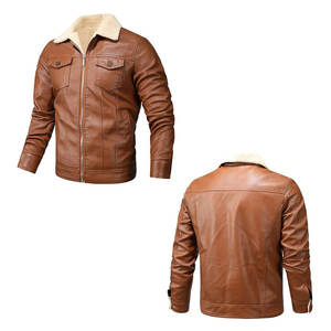 100% Material transpirable y de secado rápido hecho chaquetas de cuero para hombres tamaño adulto logotipo personalizado chaquetas de cuero para hombres - Product Image 6