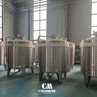 Nouveau réservoir à bière CASSMAN 2500L, équipement de fermentation ISO, utilisation à la ferme et à domicile, moteur PLC, garantie de 2 ans, Shandong