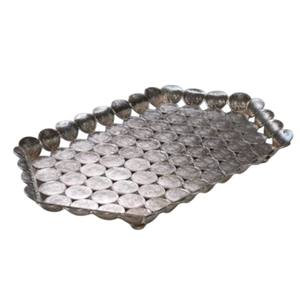 Plateau à chocolat moderne en argent sur un élégant plateau de service à chocolat de qualité supérieure fabriqué à la main pour des occasions spéciales et des événements - Product Image 6