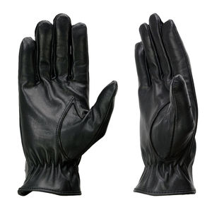 Gants en cuir longs de nouveau style pour hommes Gants Design uni OEM Gants en cuir véritable personnalisés à vendre Manufactures professionnelles - Product Image 5