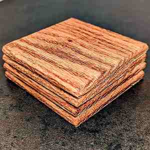 Handcrafted Walnut Wood <b>Slate</b> <b>Coasters</b> Custom Design Premium Quality Made in India Exporter - Product Image 1