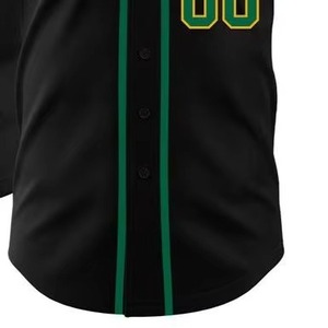 Camiseta de Béisbol Reversible Sublimada Personalizada de Alta Calidad, Nuevo Estilo Transpirable 100% Poliéster para Unisex - Product Image 5