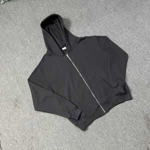 Sweats à capuche personnalisés sweat à capuche avec fermeture éclair boxy up sweat à capuche imprimé bulles sweat à capuche avec fermeture éclair vierge logo personnalisé sweats à capuche lourds pour hommes - Product Image 2