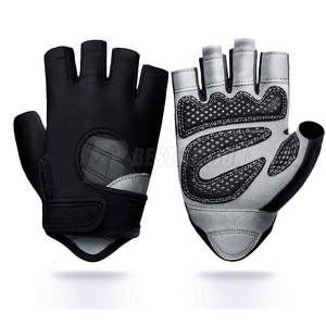 Guantes de entrenamiento de neopreno con logotipo personalizado para hombre, accesorio profesional antideslizante para gimnasio, entrenamiento físico, deportes al aire libre, levantamiento de pesas - Product Image 1