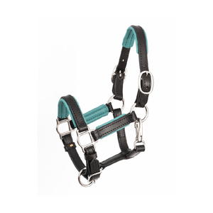 Mini licou en cuir rembourré de haute qualité et haut confort Vente en gros Miniature hippique Halters intelligents - Product Image 1