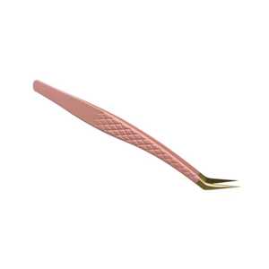 แหนบปลายแหลมทำจากสแตนเลสอย่างดี สำหรับงานต่อขนตา มุม 90 องศา - Product Image 5