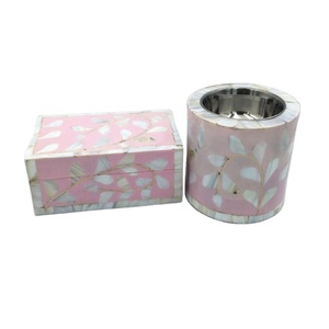 High Quality Indian Mother of Pearl Unique Tealight Bakhoor withn Fragrance <b>Box</b> Highly Demanded Home Decoration - Product Image 1