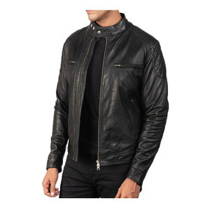 Chaquetas de cuero para hombre Chaquetas de cuero de moto de moda transpirable para hombre Chaquetas de cuero de moda para hombre de alta calidad - Product Image 5