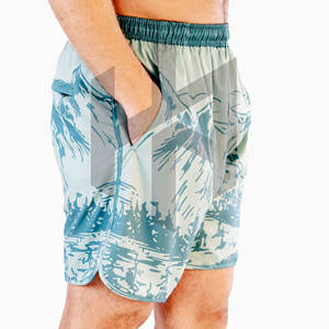 Pantalones cortos de sublimación para hombre de alta calidad, superventas, ropa de entrenamiento, uso informal, pantalones cortos de sublimación para hombre a la venta - Product Image 2