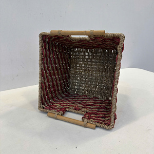 Luxury <b>Square</b> Seagrass Storage <b>Basket</b>-Eco-Friendly Multi-Purpose High Precision Lightweight Vietnam Made DKS11 Model - Product Image 6