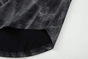 T-shirts pour hommes à manches courtes, col rond, coupe longue et régulière, en toile 100% coton respirant, personnalisable en polyester/coton - Product Image 4