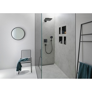 Hansgrohe HG <b>Hose</b> Connector FIXFIT SQUARE with Backflow Preventer Matte Black - Product Image 3