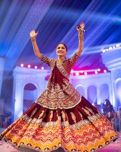 Serie ALC, Traje Chaniya Choli Especial para Navratri, Reversible, para Fiestas - Product Image 5