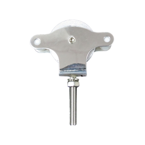 Puleggia per Stendibiancheria in Acciaio Inox Wolfpack 40 mm / Puleggia Metallica con Vite - Product Image 1