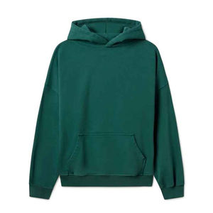 Sudadera con capucha y cremallera con estampado personalizado de fabricante de Pakistán de tamaño regular para hombres mezcla de algodón impermeable - Product Image 1