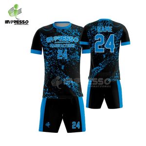 Uniforme de Fútbol Personalizado de Alta Calidad con Logotipo, Manga Corta, Secado Rápido, Transpirable y Cómodo, Premium, Unisex, para Adultos, para Todas las Temporadas - Product Image 1
