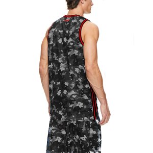Nouveauté : Débardeur de basketball en maille camouflage pour homme, sans manches, col rond, anti-transpiration, vêtements de sport toutes saisons - Product Image 2
