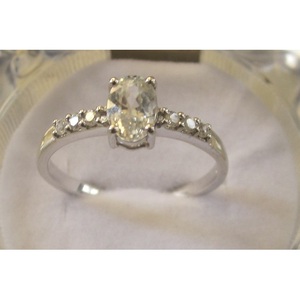 Anillo de Moda Chapado en Oro Rosa con Incrustaciones de Circonita Ratnakiri, Antideslustre, 18K, Marca Privada Licenciada, Estilo Eternity para Compromiso - Product Image 1