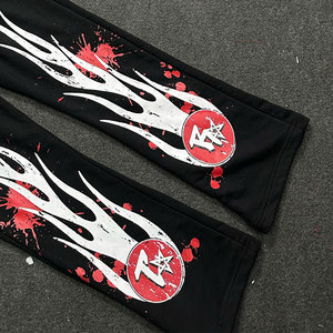 Conjunto de Sudadera con Capucha y Pantalones Deportivos de Estilo Urbano Personalizados OEM, Lavado Ácido, Estampado en Serigrafía - Product Image 5