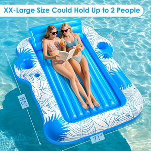Vente Flash : Transat Gonflable Extra Large pour Adultes, Radeau Flottant pour Bronzage, Lit de Piscine Portable pour Bronzage - Product Image 3