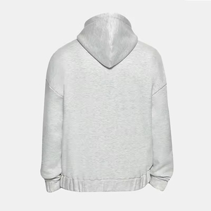 Sweat à capuche à fermeture éclair en gros, vente chaude, streetwear, sweat à capuche en coton lourd, logo brodé personnalisé, sweat à capuche vintage - Product Image 4