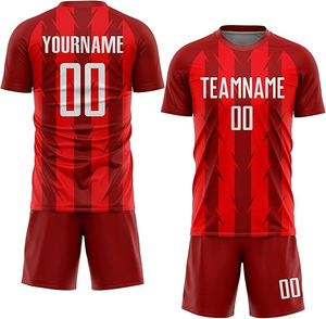Uniformes de football personnalisés pour clubs Maillots et shorts de football de haute qualité pour l'entraînement et les matchs 2025 Nouvelle version de football - Product Image 4