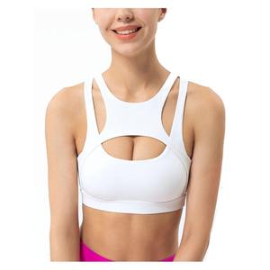 Haute qualité Quaick Dry Logo personnalisé femmes Yoga Sports nouveau dernier Design de mode soutiens-gorge Gym Fitness exercice entraînement haut court - Product Image 3
