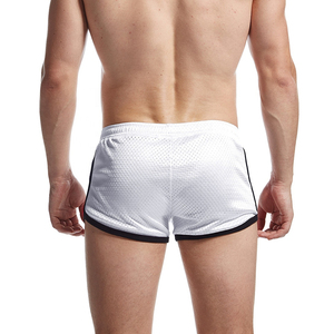 <b>Men's</b> Casual Breathable Silk Mesh <b>Shorts</b> Comfortable Gym Wear with Adjustable Waist Relaxed Fit <b>Knee</b> <b>Length</b> XS Size-Wholesale - Product Image 2