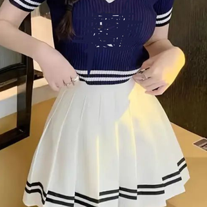 Women's Quick-Dry <b>Table</b> <b>Tennis</b> Jersey Shorts Competition Training Sports Shorts Front Waist Logo Pleated <b>Tennis</b> Wear - Product Image 2