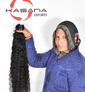 Vietnamien en gros brut 100% Bundle vierge non transformé couleur naturelle cheveux femmes noires Machine Double trame Extensions de cheveux humains - Product Image 2