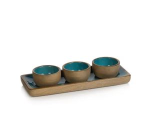 Tazón Decorativo al por Mayor, Tazón de 3 Secciones, Bandeja de Esmalte, Plato para Decoración del Hogar en Diseño Moderno - Product Image 2
