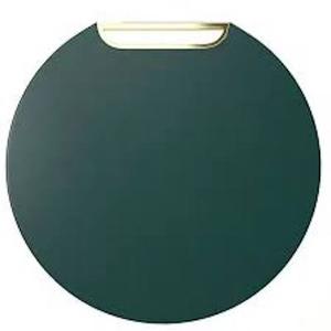 Planche à découper ronde en bois vert foncé, design tendance, vente en gros d'usine, QAMAR OVERSEAS, pour la maison, l'hôtel et le restaurant - Product Image 1