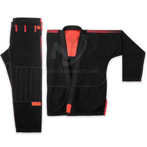 Comfortable Wear Solid Color <b>Kimono</b> Jiu Jitsu Gi Uniform 100% Cotton Quick Dry & Breathable High Quality <b>Men</b> - Product Image 2