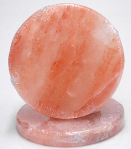 Platos Redondos de Sal del Himalaya Artesanal SUAZ, 8-9 kg, Plato de Sal Rosa del Himalaya Tallado y Transpirable, Bloque de Sal del Himalaya - Product Image 2