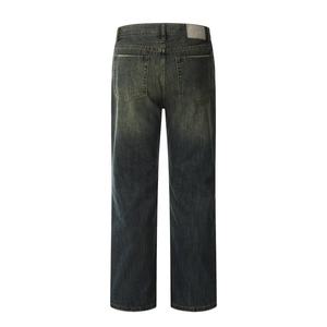 Trendy Denim Pants Casual <b>Jeans</b> Men <b>Women</b> Flared Loose Fit Streetwear Retro <b>Stretch</b> Eco Friendly Plus Size Durable Custom denim - Product Image 2