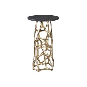 HOT SALE UNIQUE LATEST DESIGN NATURAL <b>MARBLE</b> TOP ALUMINIUM BASE COFFEE and SIDE <b>TABLE</b> for a Vibrant and Elegant for HOME DECOR - Product Image 1