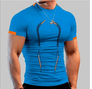 Camiseta Deportiva Personalizada al por Mayor, 100% Algodón Ecológico, Cómoda, de Secado Rápido, para Hombre, para Fitness, Running, Verano - Product Image 3