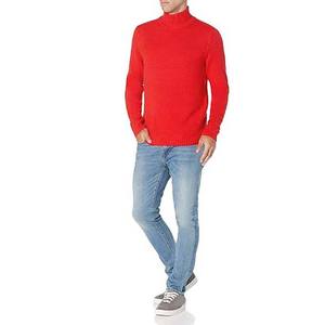 Suéter de Punto Jacquard Personalizado OEM/ODM 2025 2026, Antiarrugas, de Secado Rápido, de Algodón, con Cuello Camisero, para Hombre, Invierno - Product Image 5