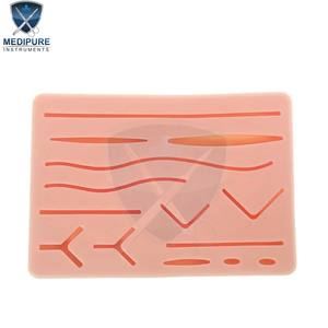 Kit de pratique médicale pour étudiants en médecine avec coussin de suture en silicone de qualité supérieure pour l'entraînement et l'apprentissage des sutures chirurgicales et des instruments chirurgicaux - Product Image 5