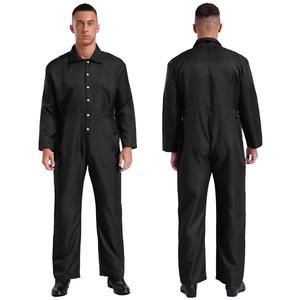 Mono de hospital de enfermera unisex, mono de manga larga con solapa, traje de vuelo para Halloween - Product Image 1