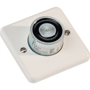 Electroimán de 24 V CA/CC para Controlador de Secuencia de Cierre, Montaje en Pared Blanco con Placa Base de Dormakaba - Product Image 1