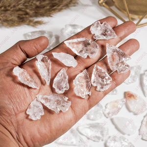 Puntas de flecha de cristal de cuarzo de primera calidad al por mayor, piedras preciosas naturales puras para decoración del hogar - Product Image 1
