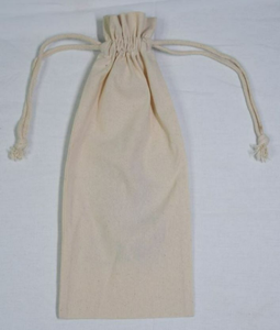 100% Organic Cotton <b>Drawstring</b> <b>Pouch</b> Bag Eco-Friendly Reusable Natural Storage Gift Bag with Custom Logo Printing Low MOQ - Product Image 1