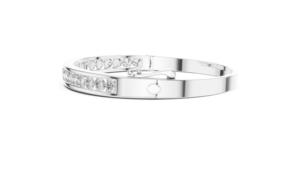 Bracelet en or massif 18 carats plaqué rhodium certifié VDS IGI, diamant de laboratoire cultivé CVD HPHT, taille brillant, cadeau de fête pour femmes et filles - Product Image 5