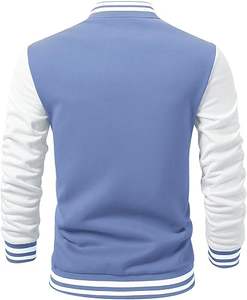 Nueva llegada elegante chaqueta universitaria con logotipo personalizado para hombres y chaqueta de invierno Varisty de tela de manga larga de alta calidad - Product Image 2