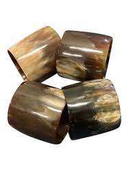 Anneau de serviette en corne de buffle écologique de conception américaine, de haute qualité, pour la maison, l'hôtel, les cadeaux de mariage, décoration de table - Product Image 4