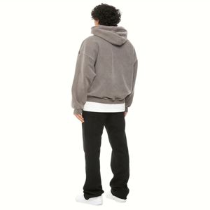 Venta al por mayor de sudaderas con capucha de impresión por sublimación digital para hombres XL tamaño 100% algodón OEM Fabricación de capucha de poliéster - Product Image 6