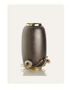 Jarrón de Metal artístico moderno, para el hogar Decoración elegante, contenedor Floral para mesa y estilo Interior - Product Image 1